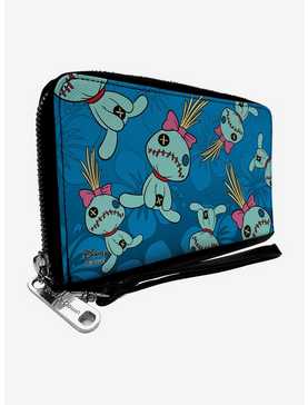 Disney Lilo & Stitch Scrump Hibiscus Zip Around Wallet, , hi-res