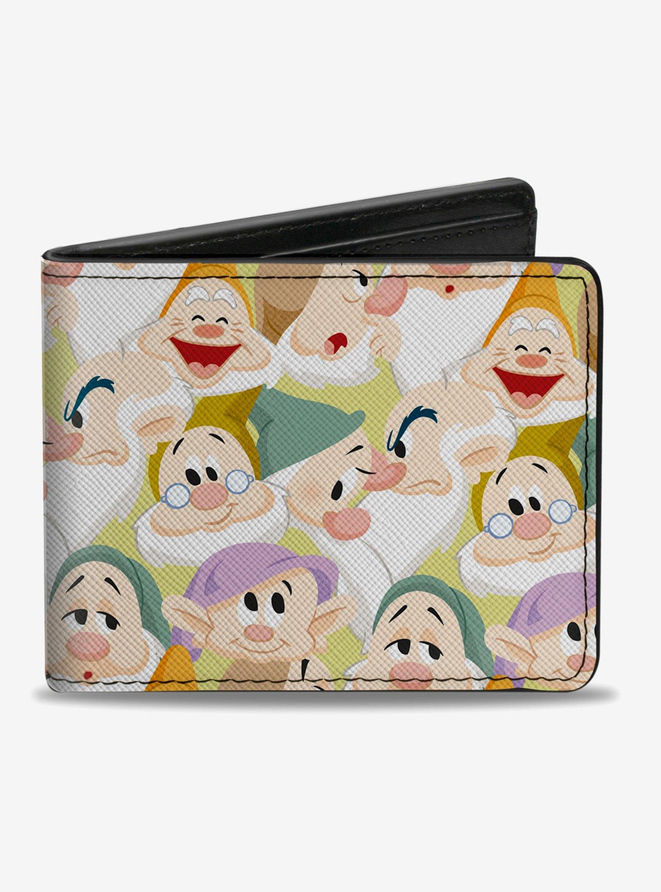 Disney Snow White Dwarfs Stacked Bifold Wallet, , hi-res