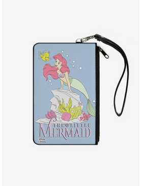 Disney The Little Mermaid Flounder And Ariel Zip Clutch Canvas Wallet, , hi-res