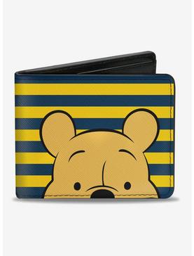 Disney Winnie The Pooh Peeking Striped Bifold Wallet, , hi-res