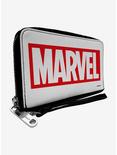 Marvel Red Brick Logo White Red Zip Around Wallet, , hi-res