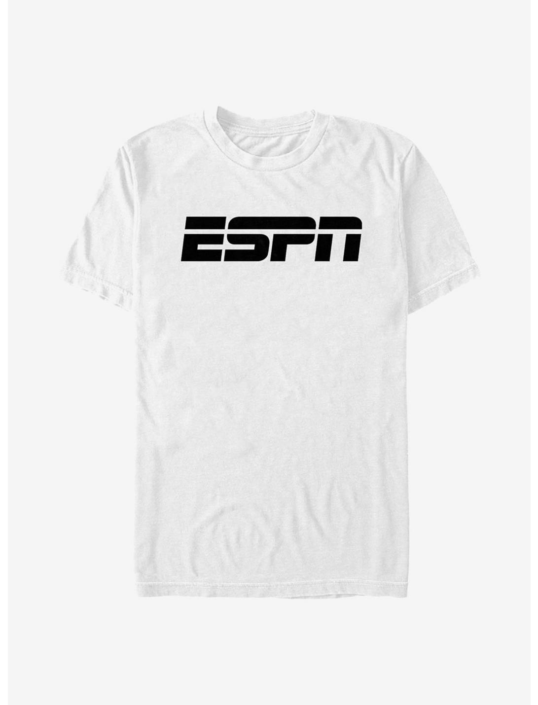 ESPN Black Logo T-Shirt, WHITE, hi-res