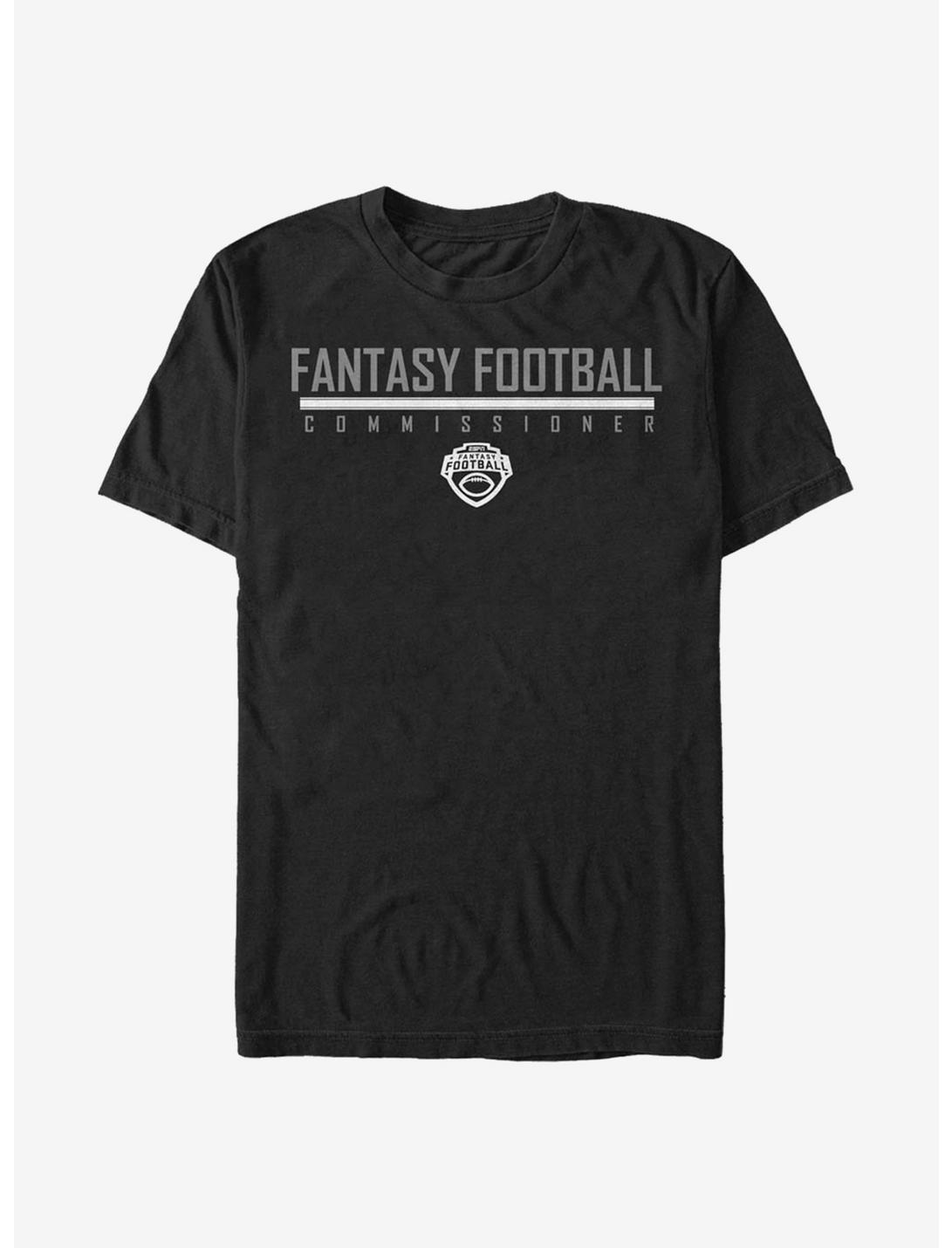ESPN Fantasty Commissioner T-Shirt, BLACK, hi-res