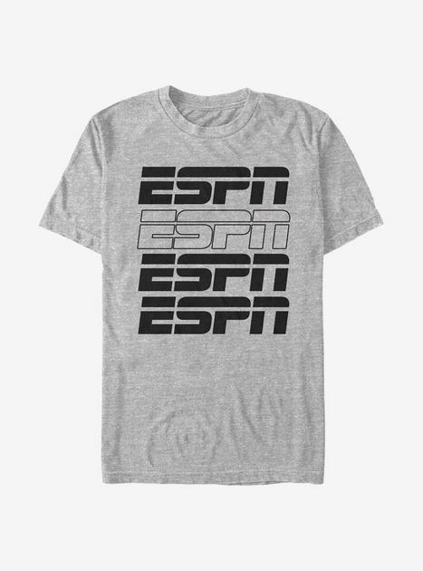 ESPN Filled Stack Logo T-Shirt - GREY | Hot Topic