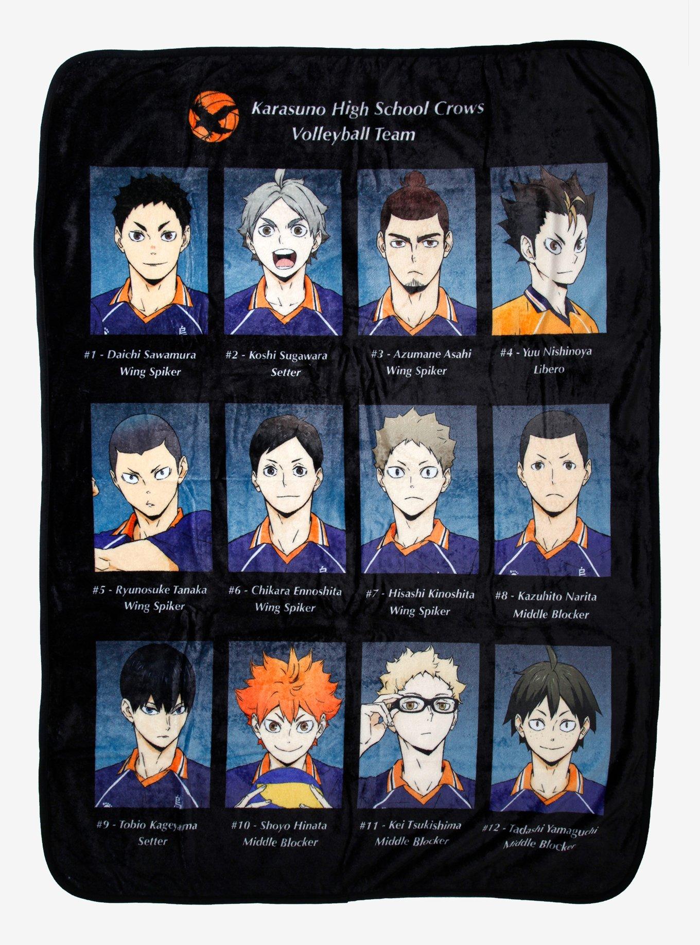 Haikyuu Poster Karasuno High School Volleyball Team Shoyo Anime