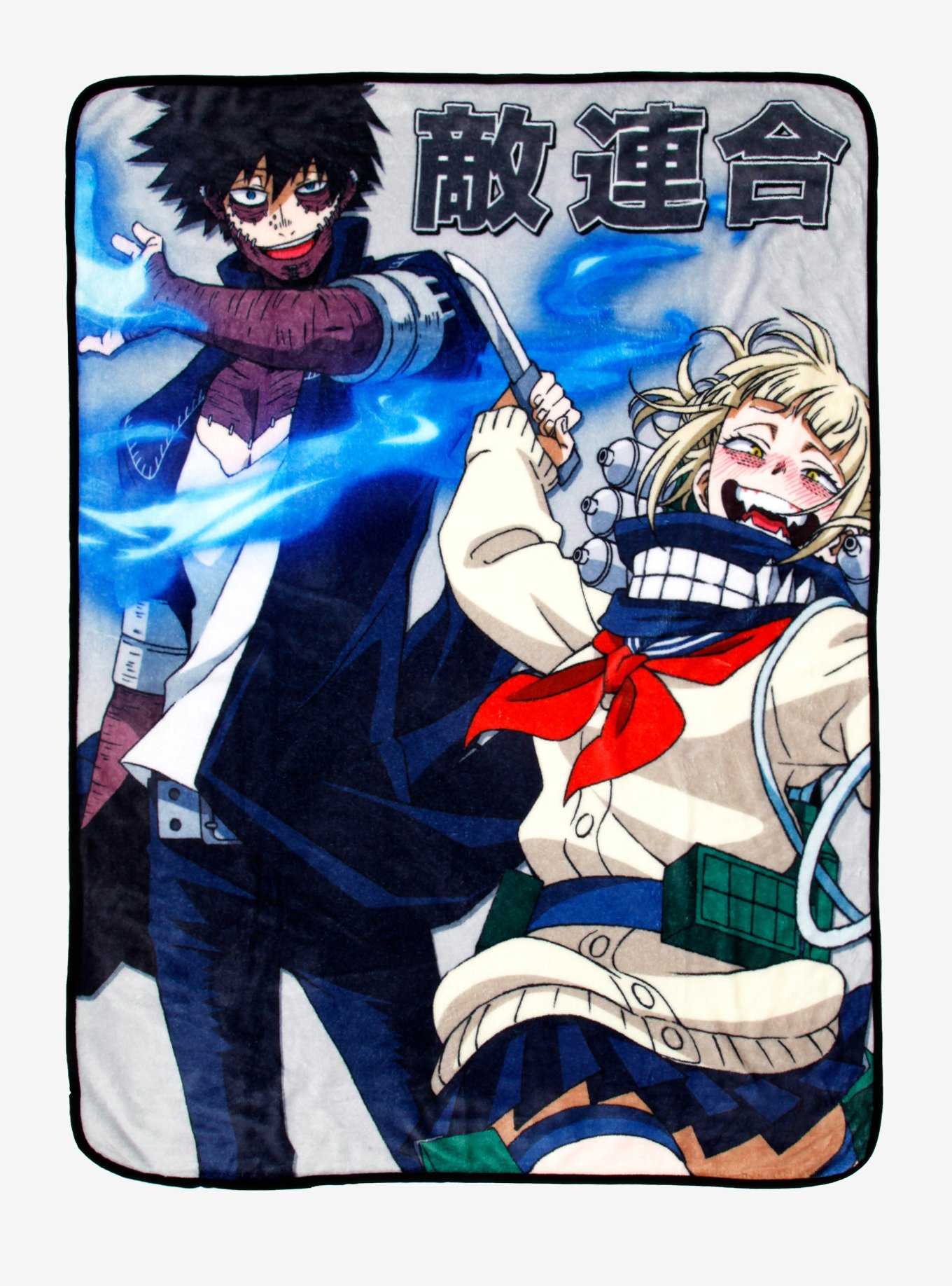 My Hero Academia Dab & Himiko Toga Throw Blanket, , hi-res