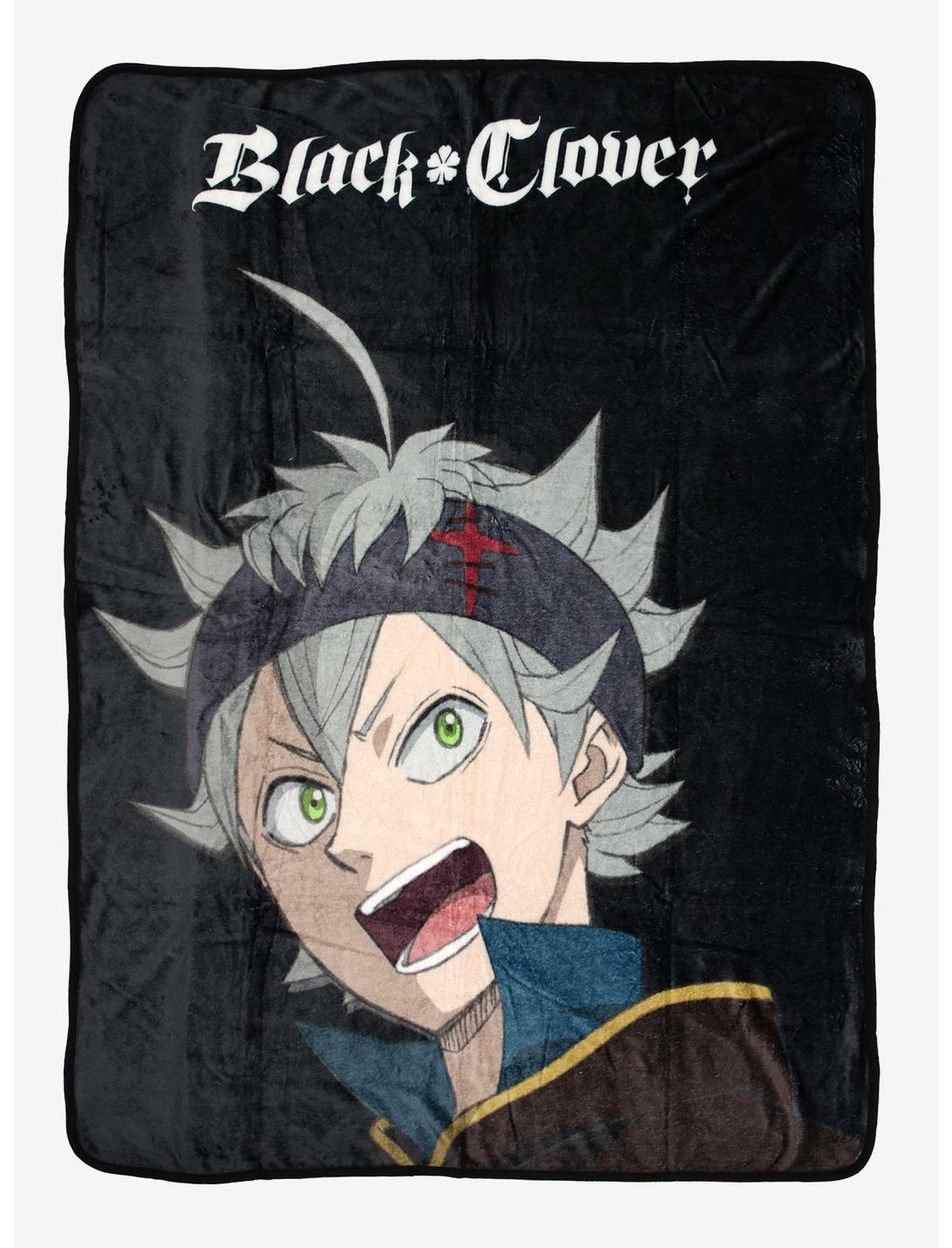 Black Clover Asta Throw Blanket, , hi-res