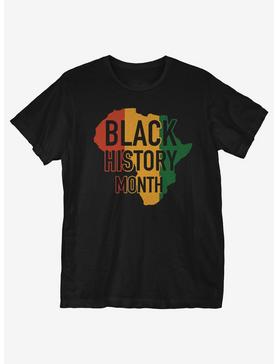 Black History Month Africa Print T-Shirt, , hi-res