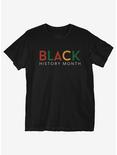Black History Month Color Block T-Shirt, BLACK, hi-res