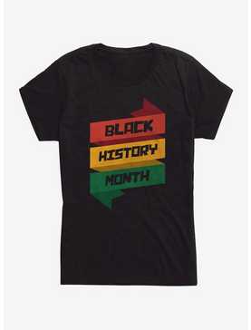 Black History Month Banners Womens T-Shirt, , hi-res