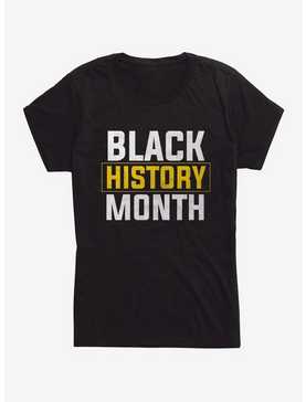 Black History Month Bold Font Womens T-Shirt, , hi-res