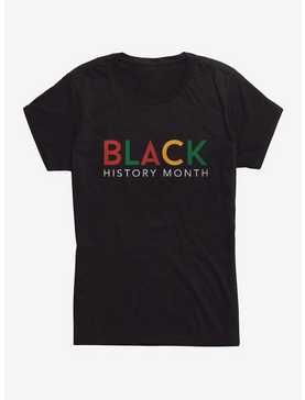 Black History Month Color Block Womens T-Shirt, , hi-res