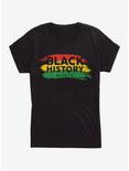 Black History Month Paint Womens T-Shirt, BLACK, hi-res