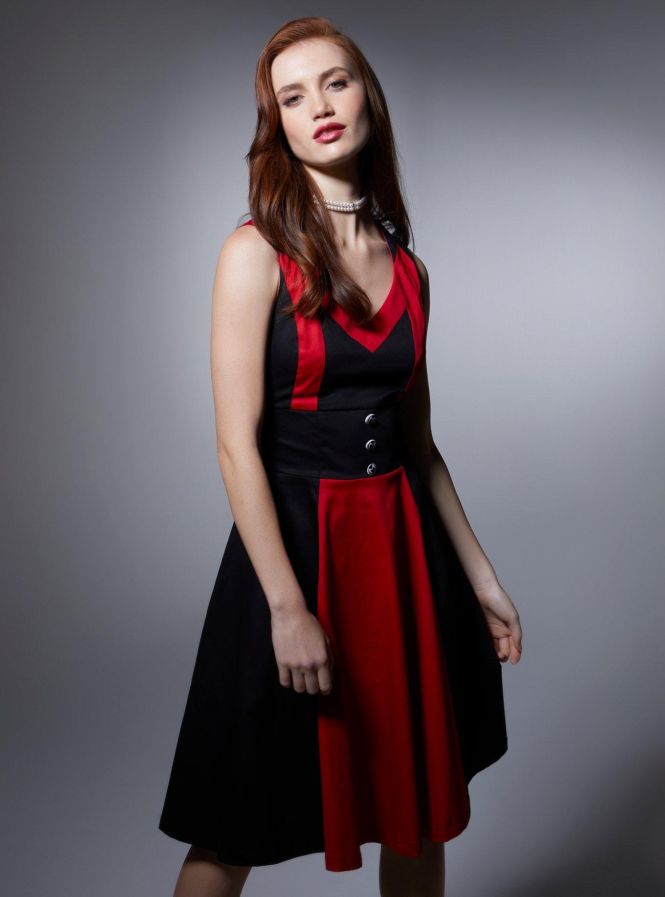 Her Universe Marvel WandaVision Scarlet Witch Dress Her Universe Exclusive, MULTI, hi-res