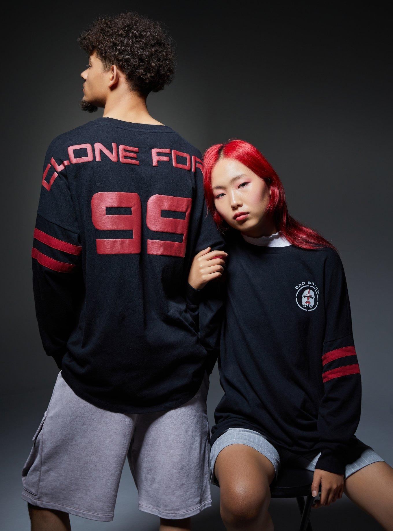 Our Universe Star Wars: The Bad Batch Clone Force Athletic Jersey Her Universe Exclusive, MULTI, hi-res