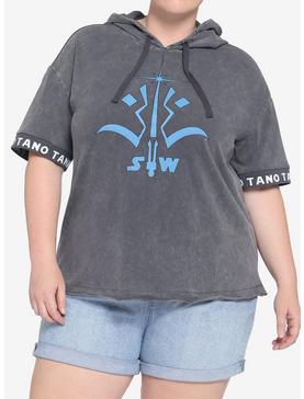Her Universe Star Wars: The Clone Wars Ahsoka Tano Short-Sleeve Hoodie Plus Size Her Universe Exclusive, , hi-res