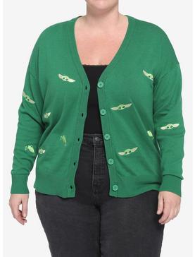 Her Universe Star Wars The Mandalorian The Child Oversized Crop Cardigan Plus Size Her Universe Exclusive, , hi-res
