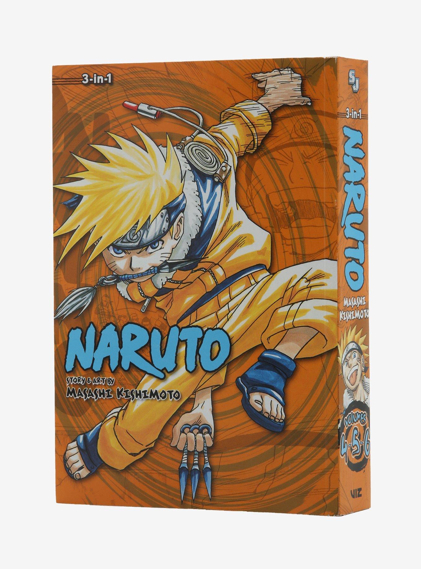 Naruto Volumes 4 - 6 Omnibus Manga | Hot Topic