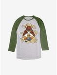 Avatar: The Last Airbender Momo And Appa Dream Battle Raglan, Ath Heather With Moss, hi-res