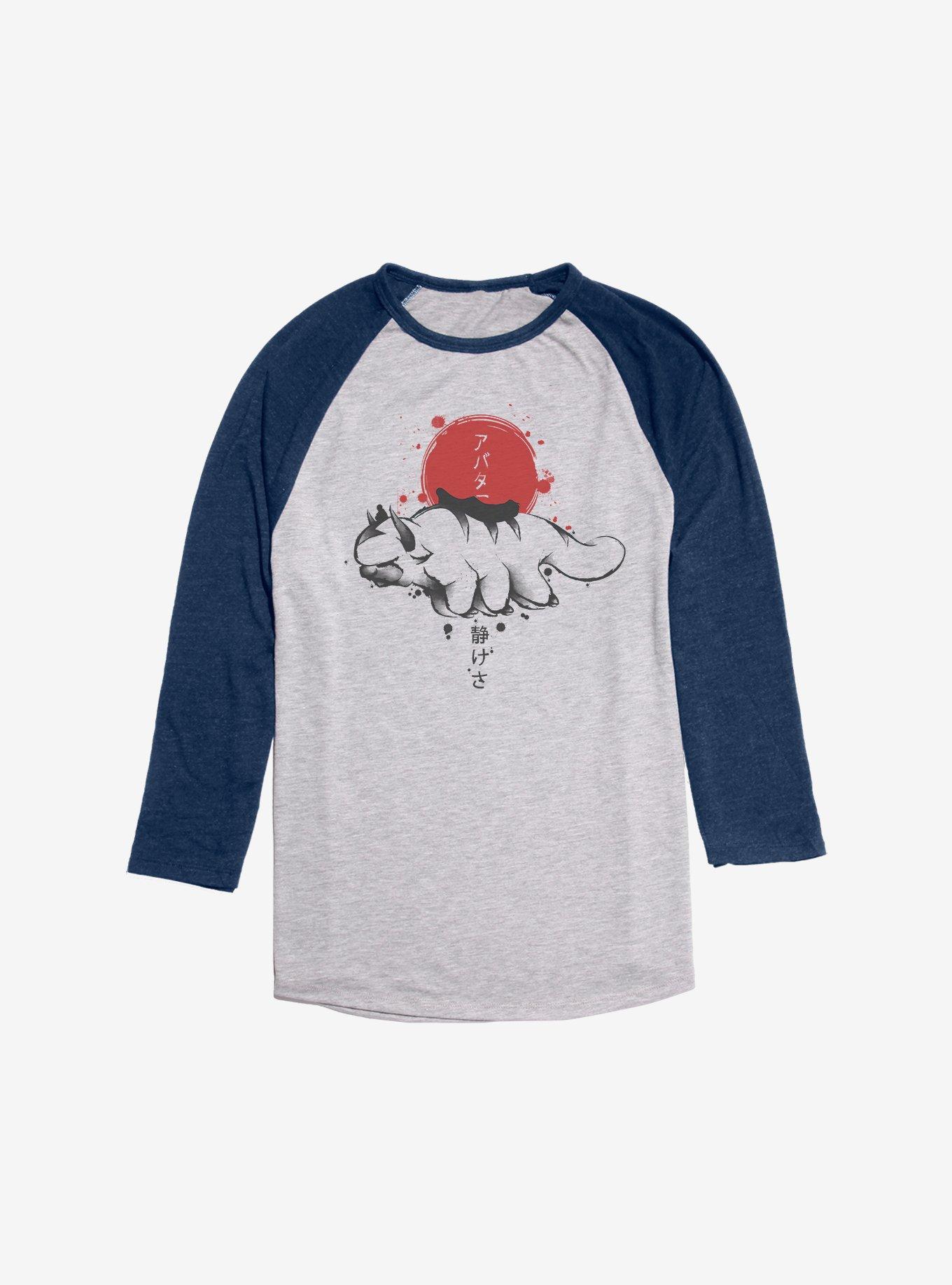Avatar: The Last Airbender Appa Sumi-E Raglan, , hi-res