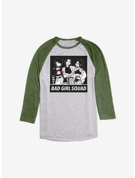 Avatar: The Last Airbender Bad Girl Squad Raglan, Ath Heather With Moss, hi-res