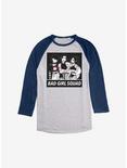 Avatar: The Last Airbender Bad Girl Squad Raglan, Ath Heather With Navy, hi-res