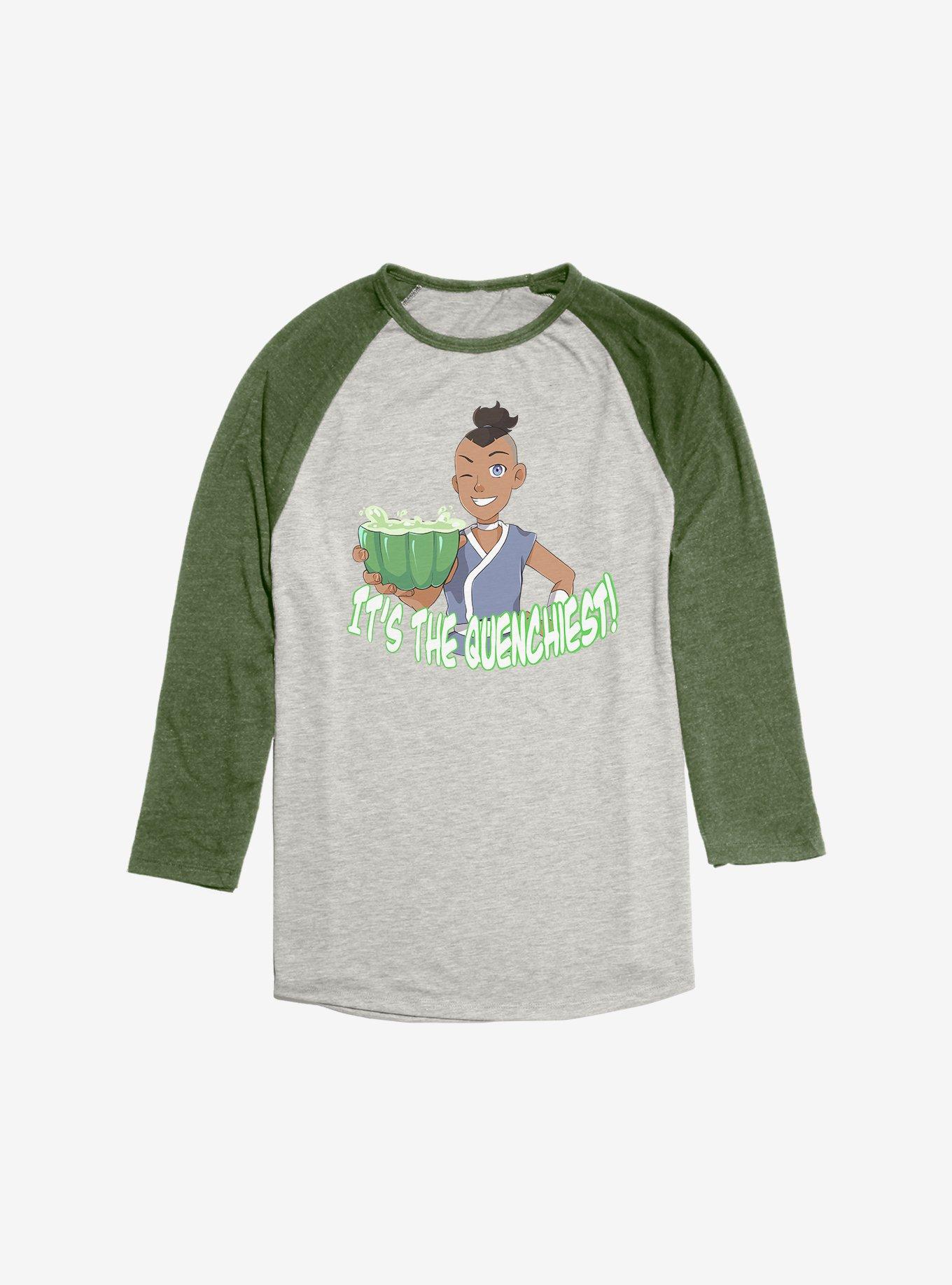 Avatar: The Last Airbender Sokka's Cactus Juice Raglan, Oatmeal With Moss, hi-res