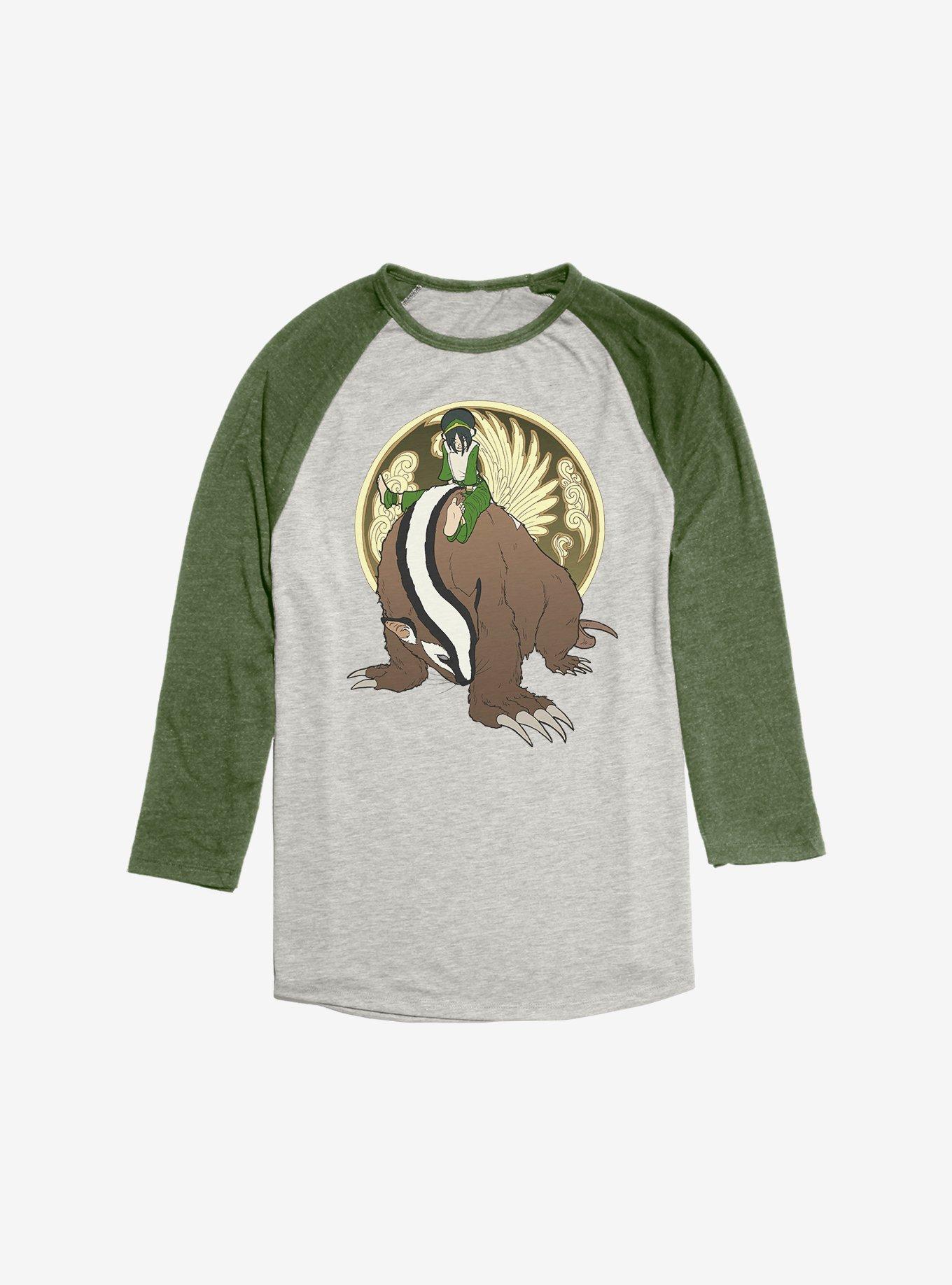 Avatar: The Last Airbender Toph And The Badgermole Raglan, , hi-res