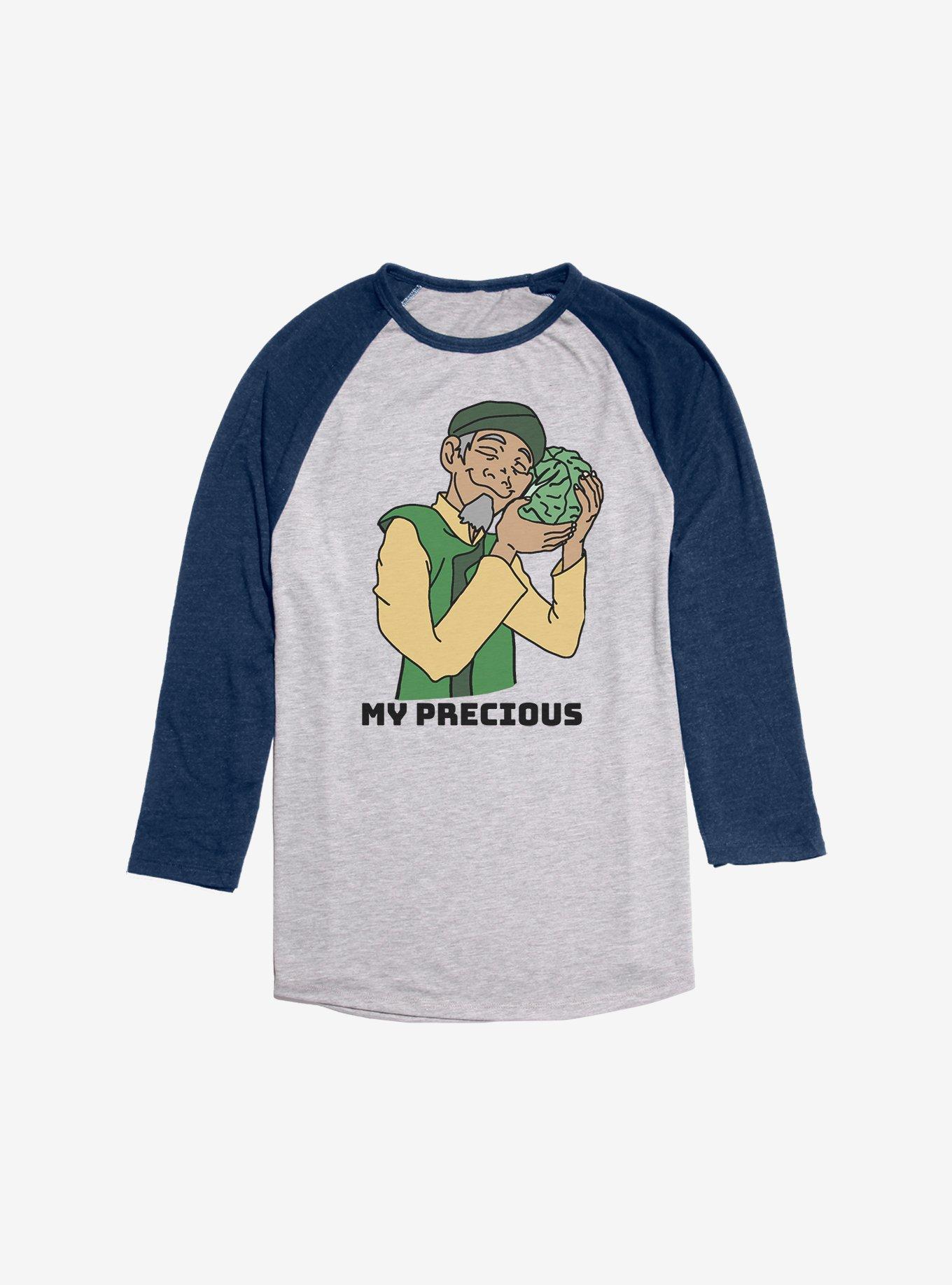 Avatar: The Last Airbender My Precious Cabbage Raglan, Ath Heather With Navy, hi-res