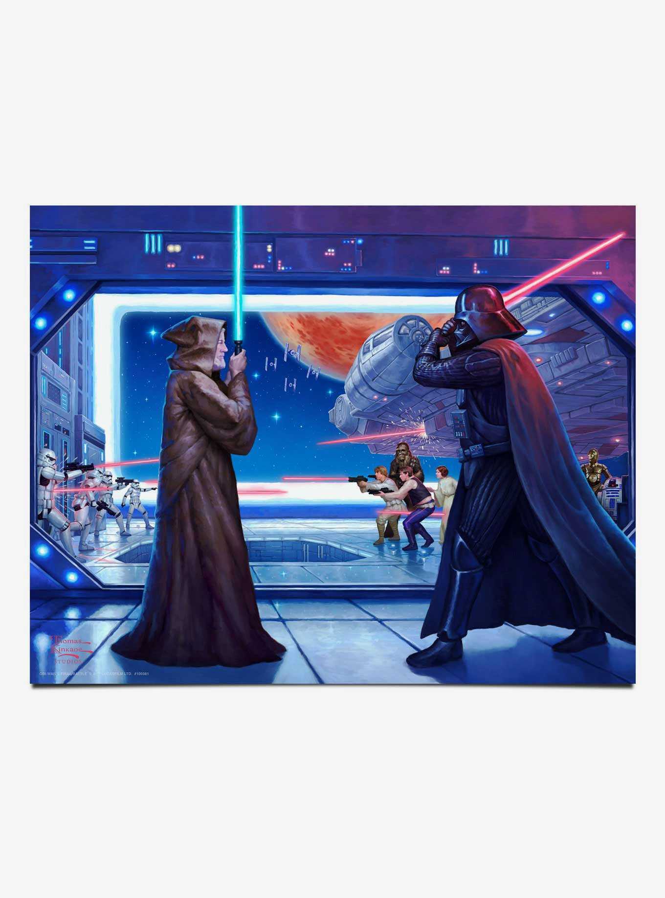 Star Wars Obi-Wan'S Final Battle Art Print, , hi-res