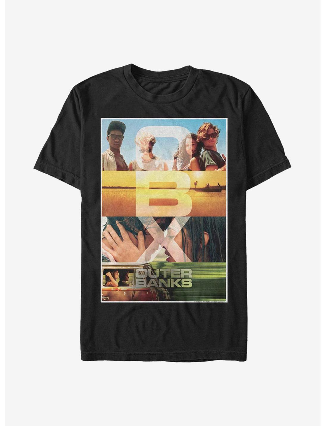 Outer Banks Obx Poster T-Shirt, BLACK, hi-res