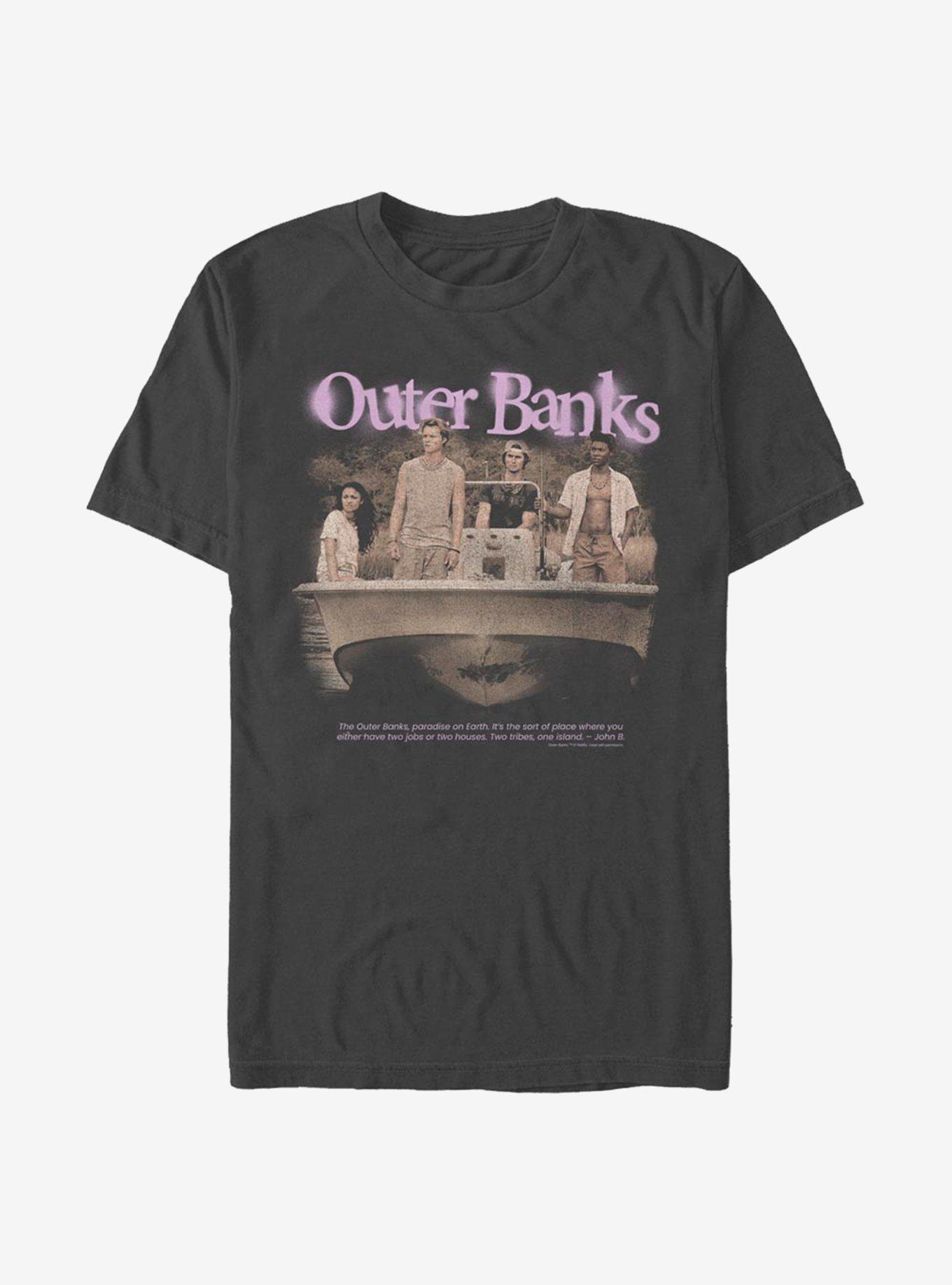 Outer Banks Obx Spraypaint T-Shirt, CHARCOAL, hi-res