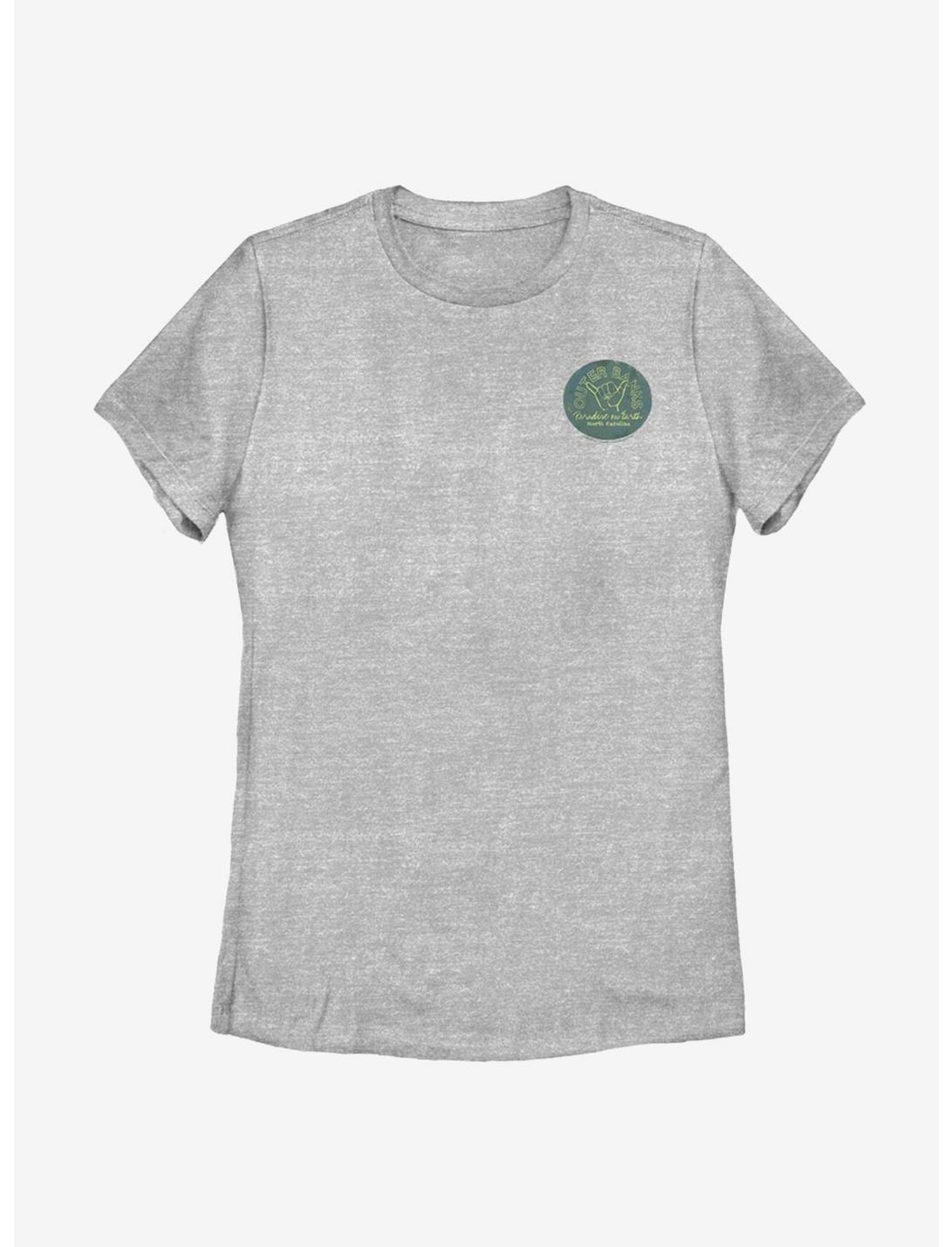 Outer Banks Badge Womens T-Shirt, ATH HTR, hi-res