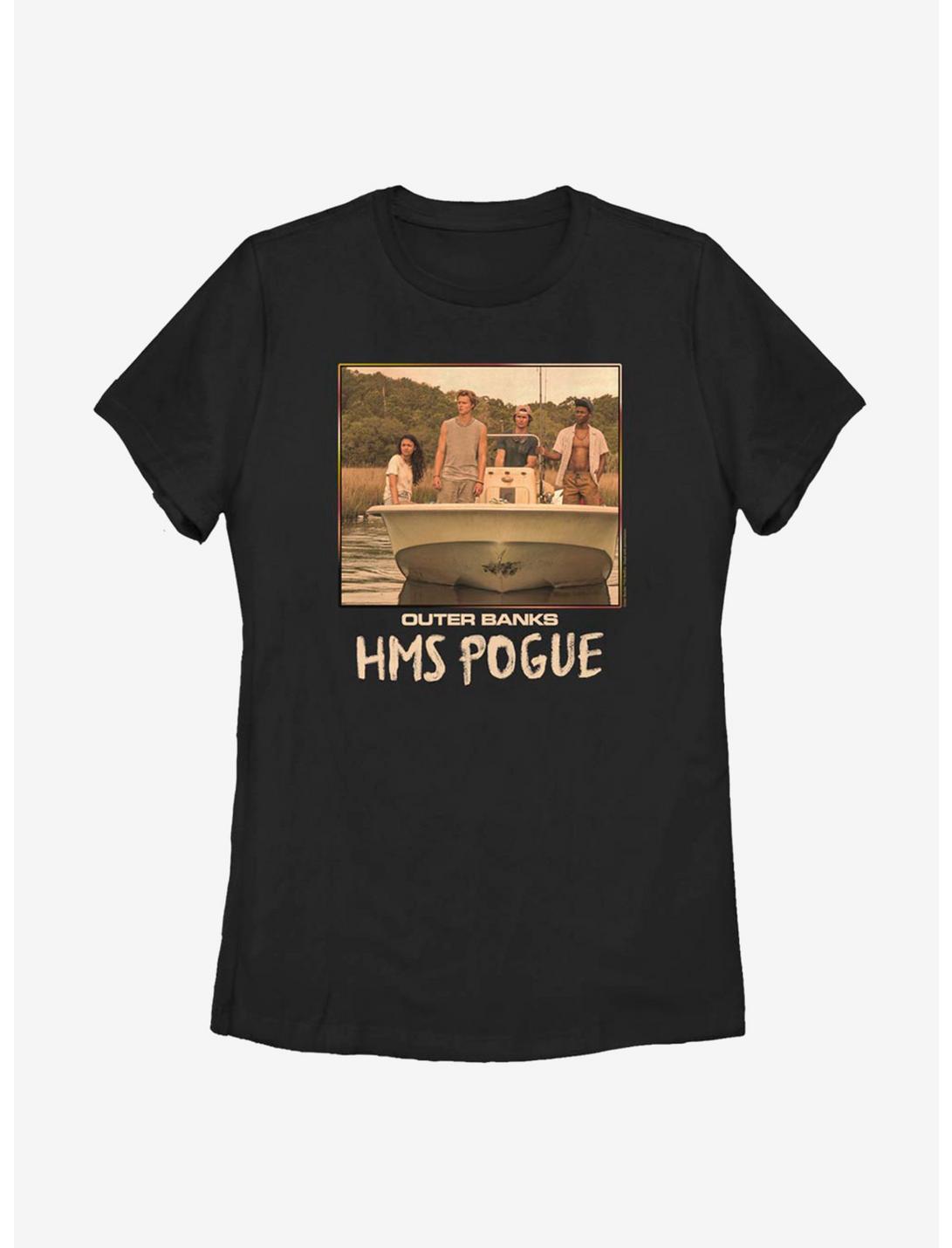 Outer Banks Pogue Square Womens T-Shirt, BLACK, hi-res