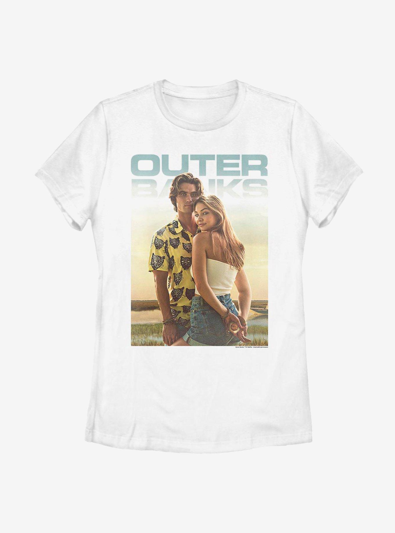 Outer Banks Poster Couple Womens T-Shirt, , hi-res