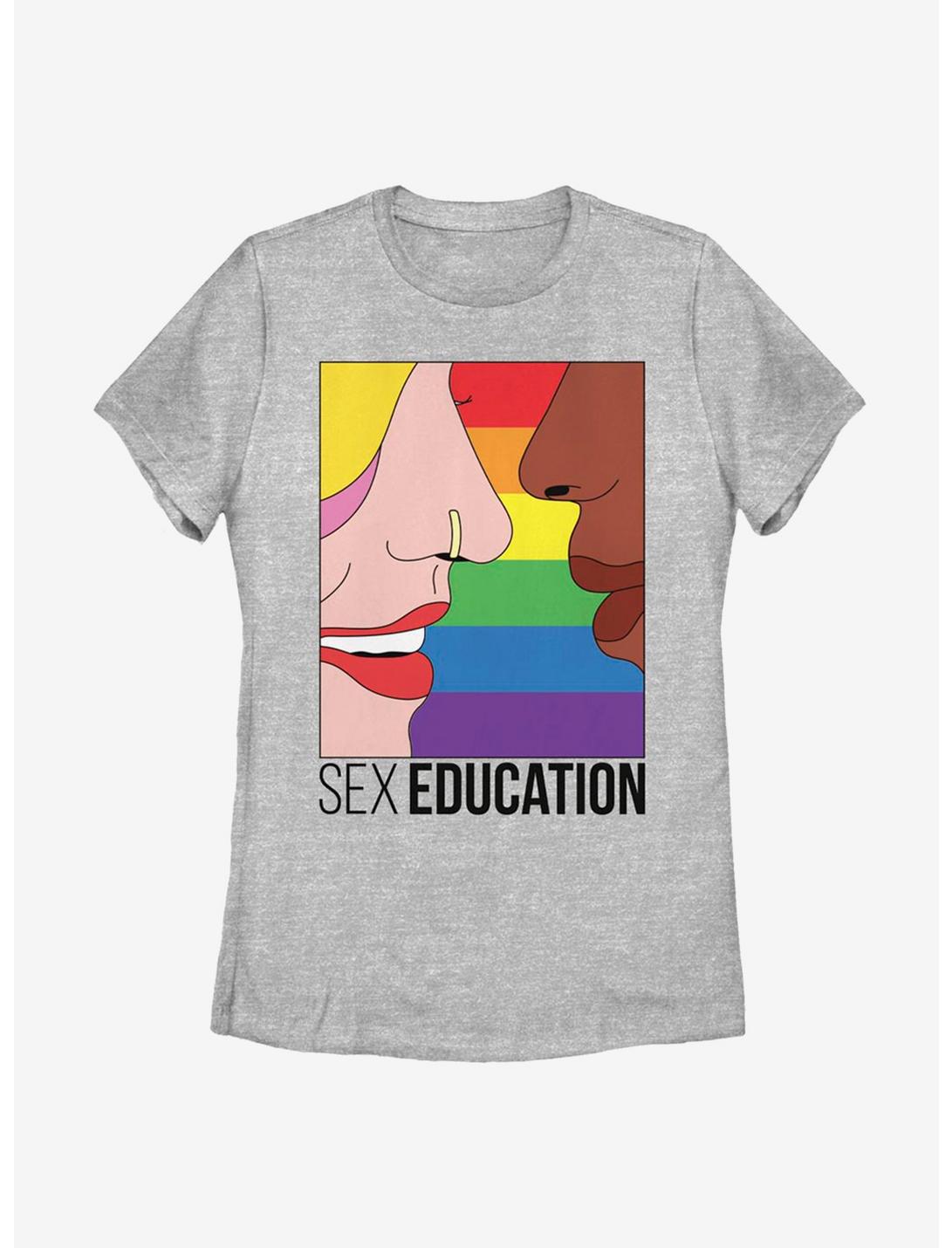 Sex Education Kiss Womens T-Shirt, ATH HTR, hi-res