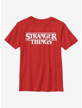 Stranger Things Logo Youth T-Shirt, , hi-res