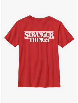 Stranger Things Logo Youth T-Shirt, , hi-res