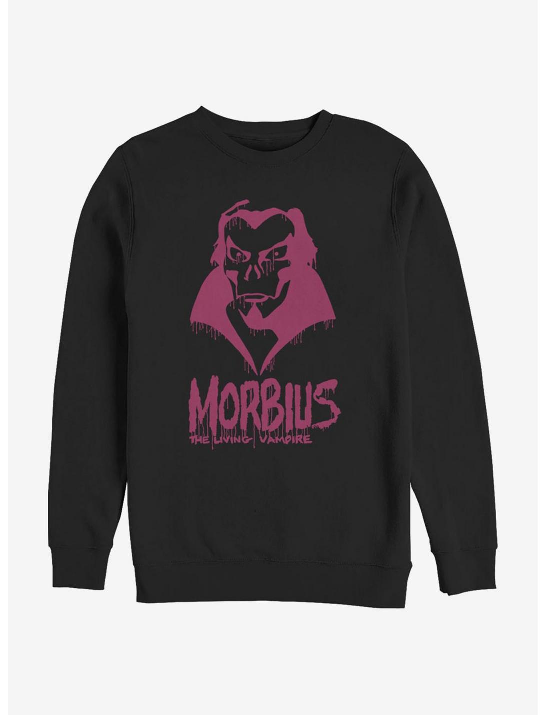 Marvel Morbius Paint Sweatshirt, BLACK, hi-res