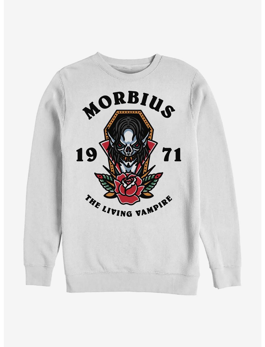 Marvel Morbius Vampire Sweatshirt, WHITE, hi-res