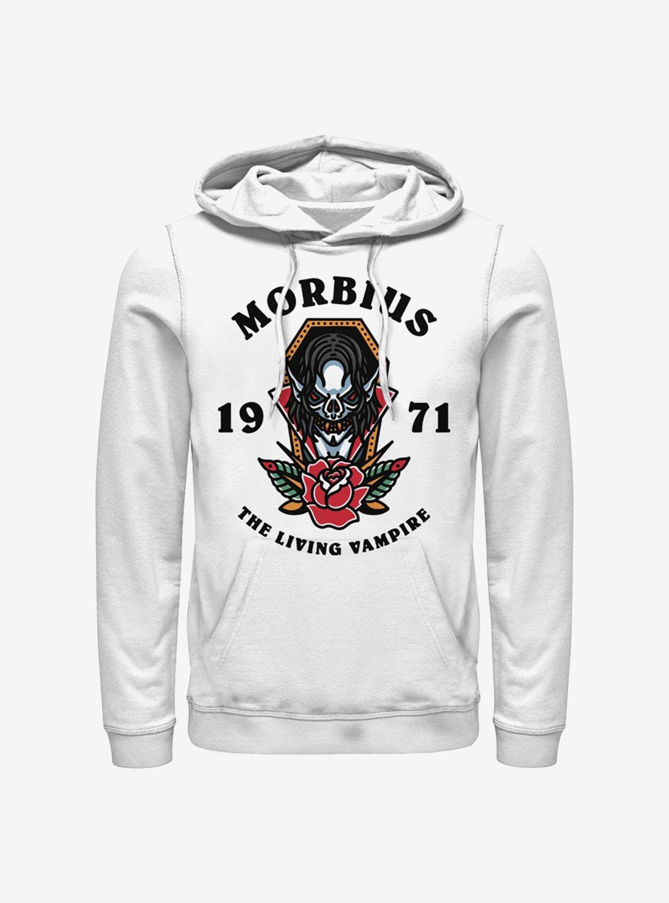 Marvel Morbius Vampire Hoodie, WHITE, hi-res