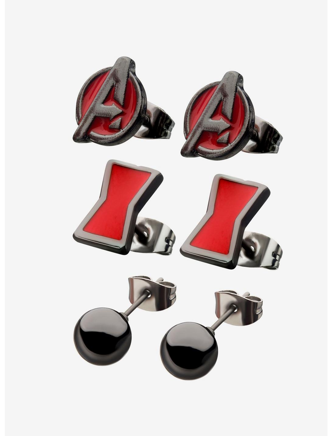 Marvel Black Widow Earring Set, , hi-res