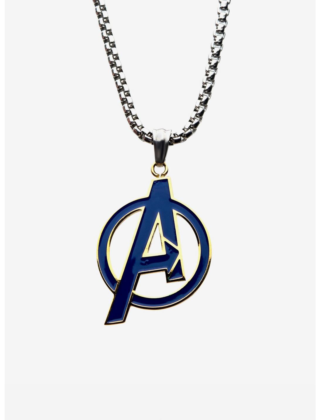 Marvel Avengers Logo Pendant Necklace, , hi-res
