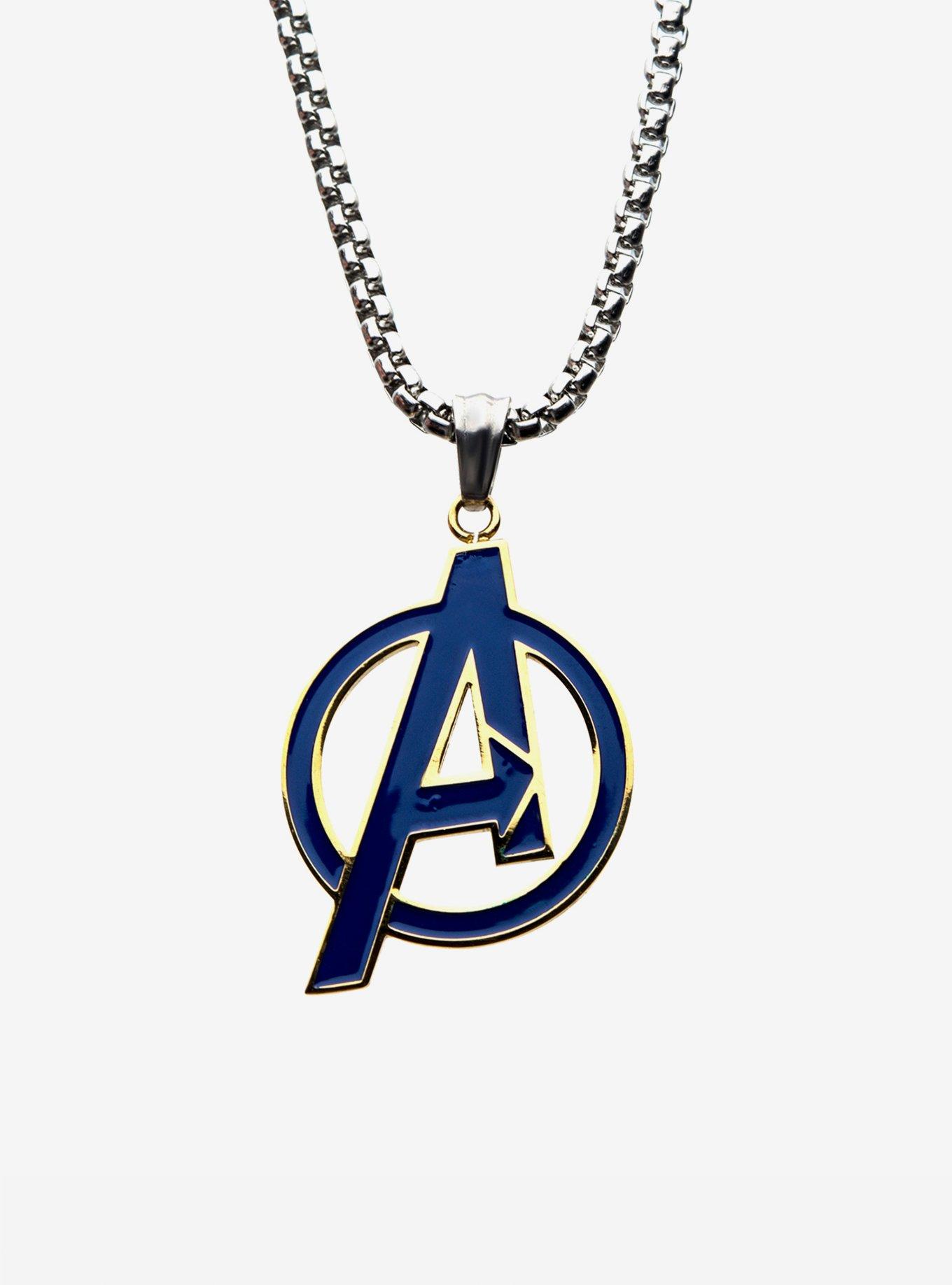 Marvel Avengers Logo Pendant Necklace, , hi-res