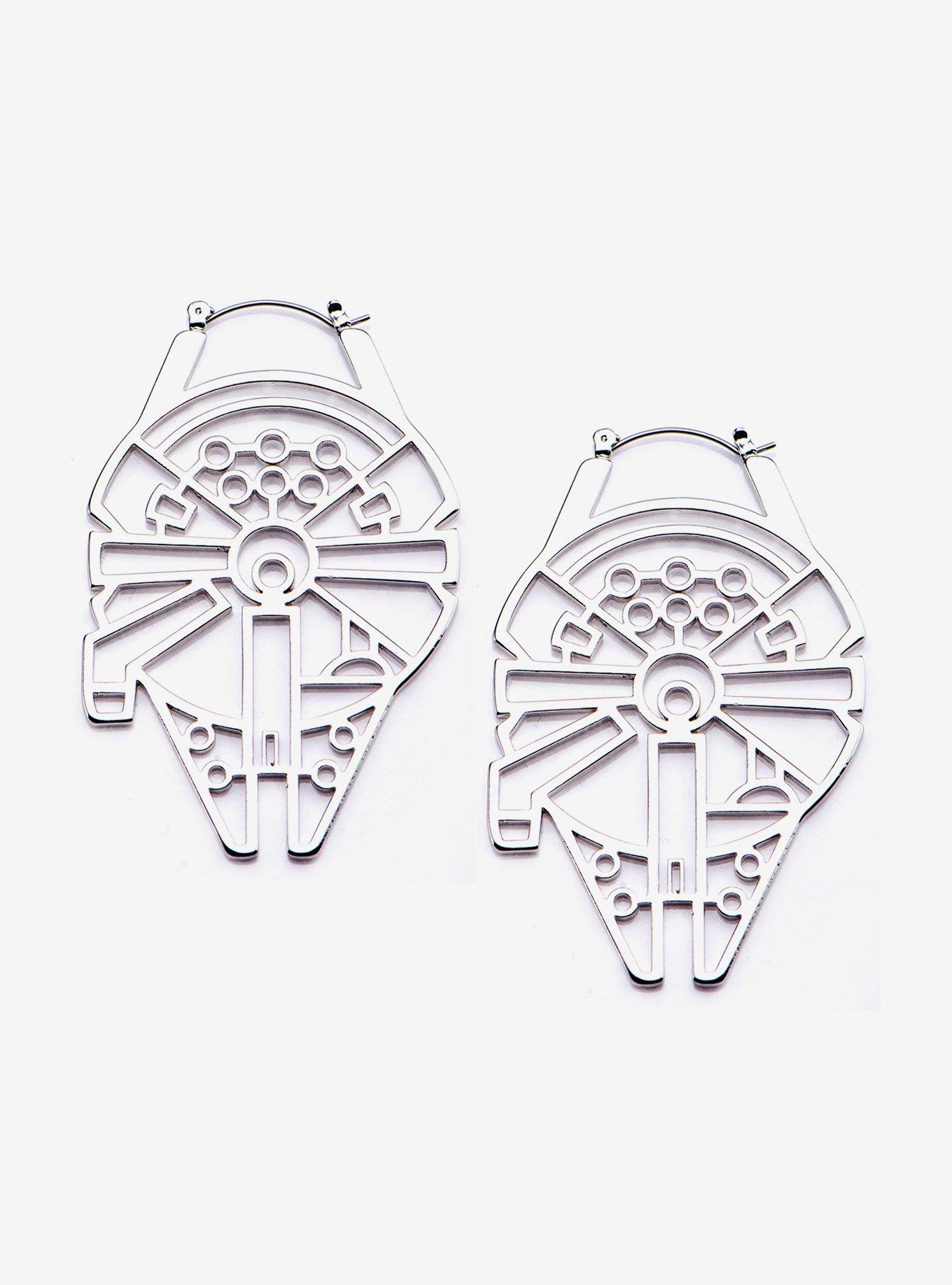 Star Wars Millennium Falcon Hanger Earrings, , hi-res