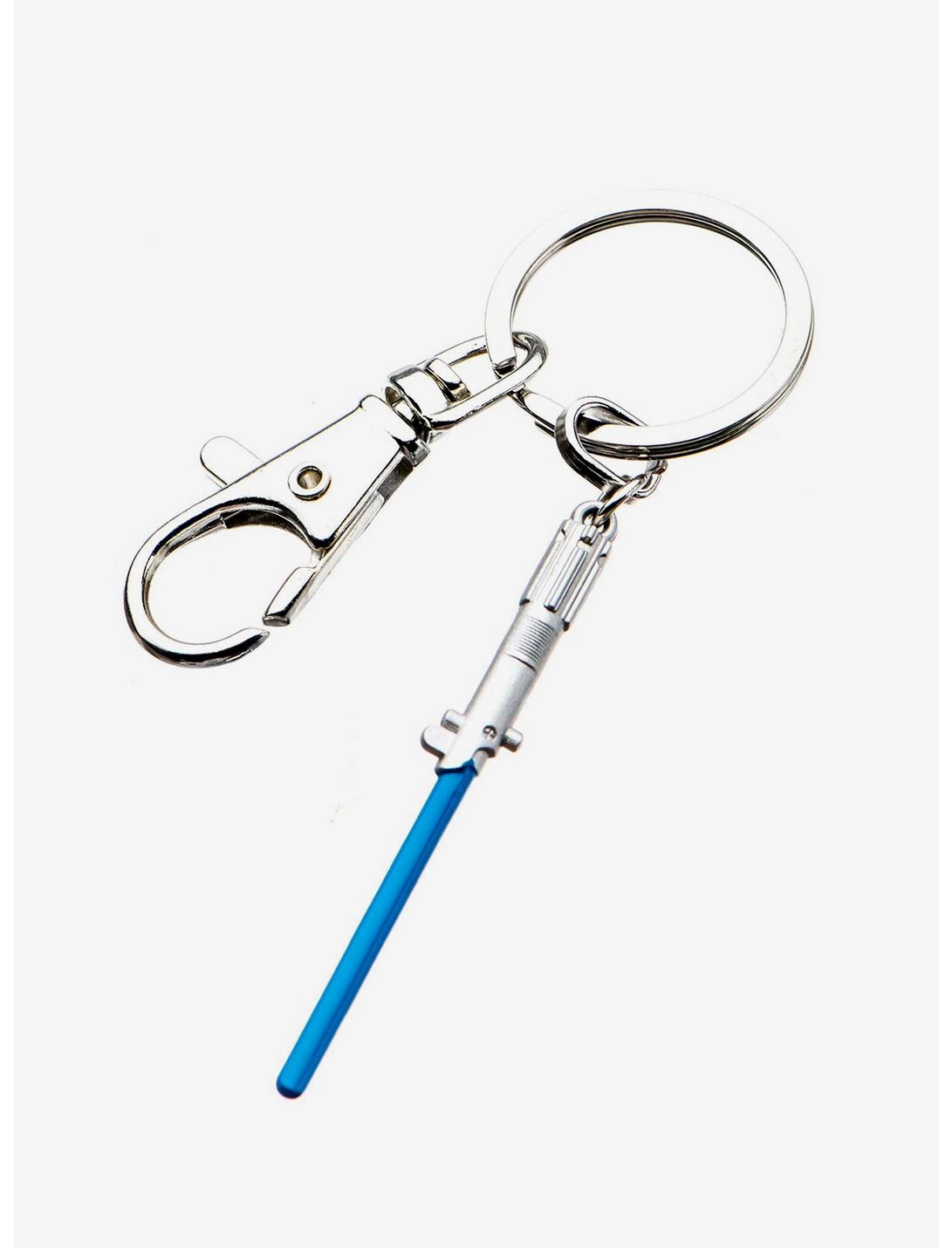 Star Wars Blue Lightsaber Key Chain, , hi-res
