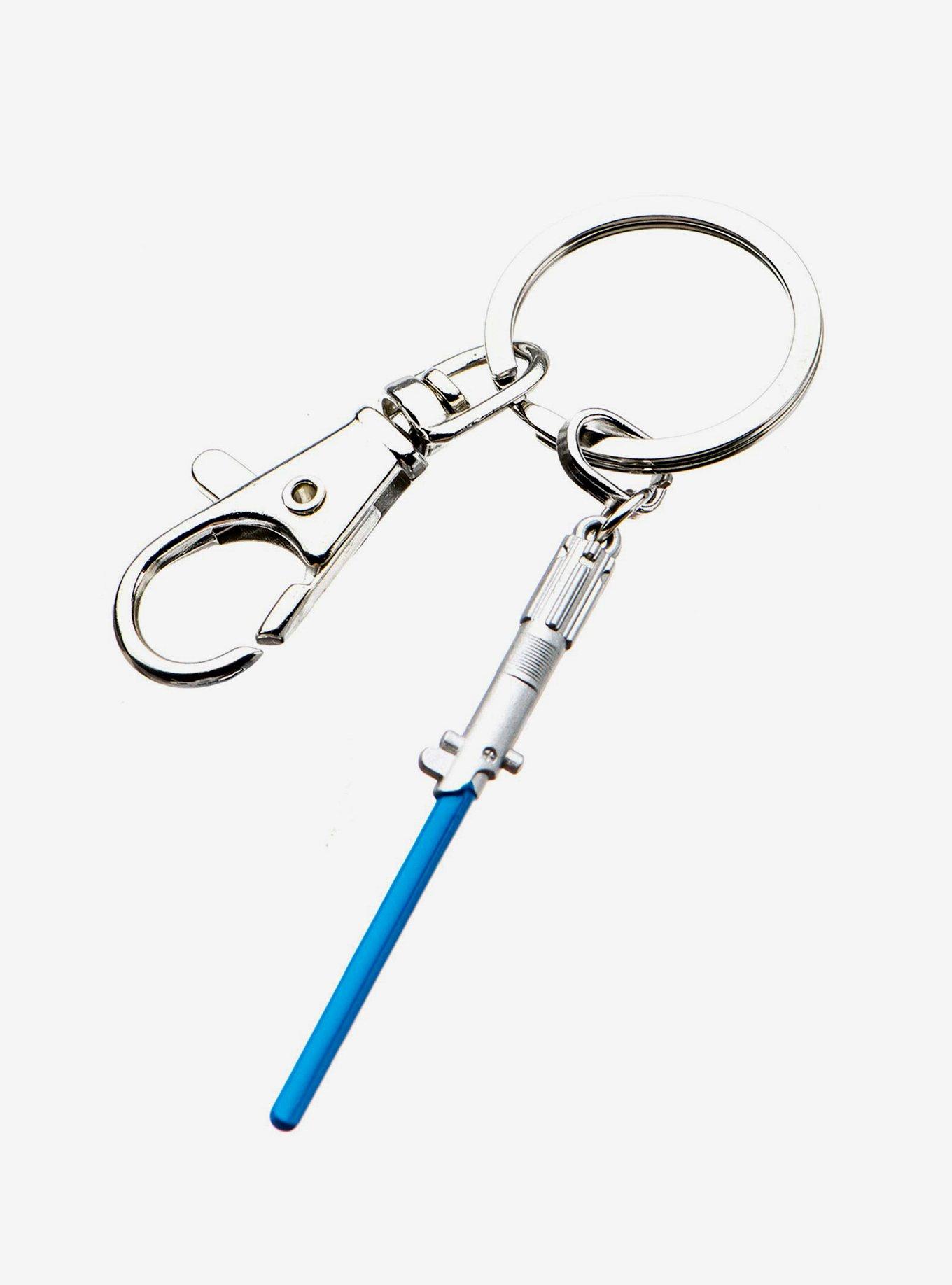 Star Wars Blue Lightsaber Key Chain, , hi-res