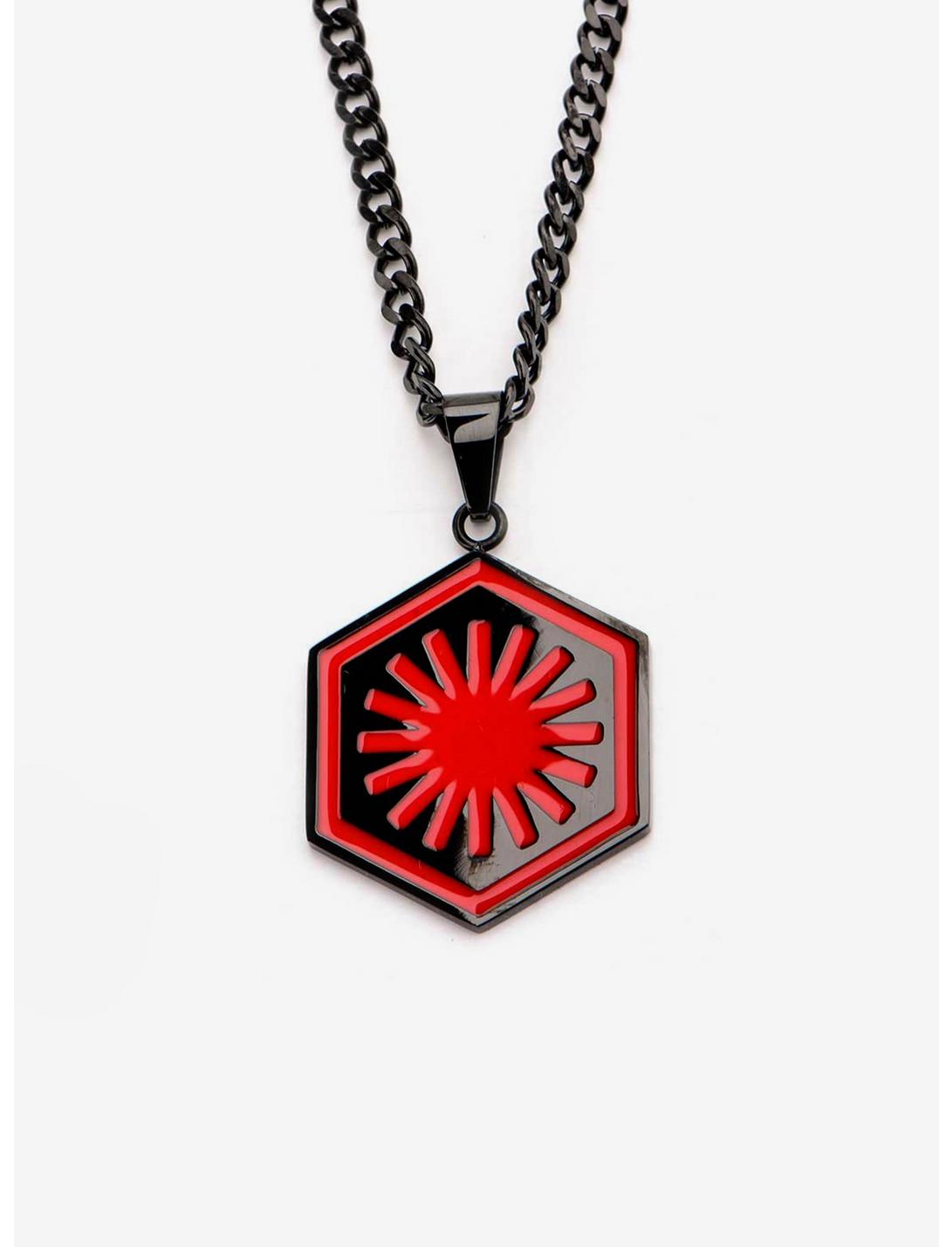 Star Wars The Last Jedi First Order Pendant Necklace, , hi-res