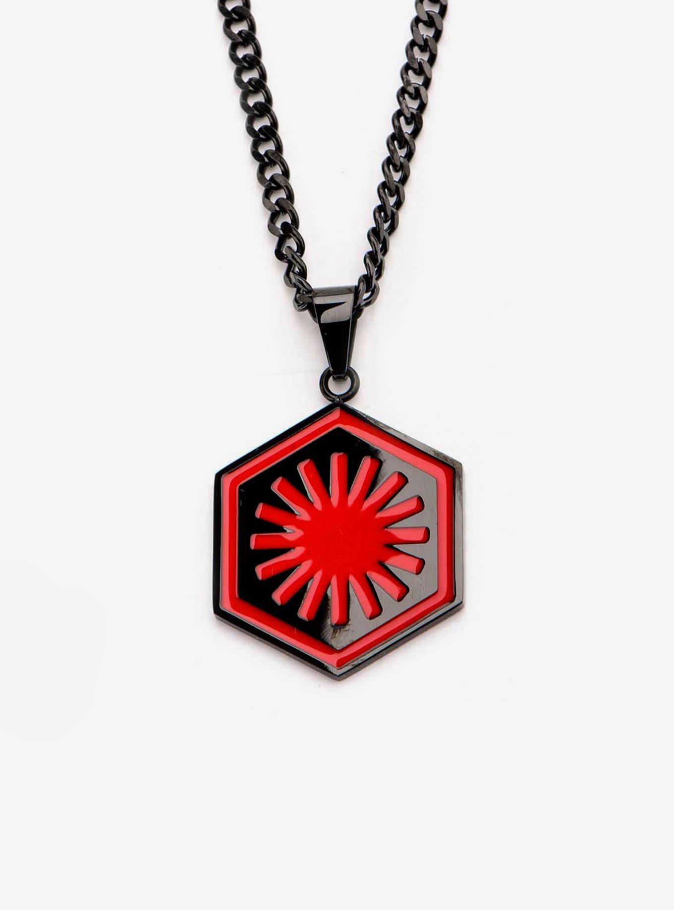 Star Wars The Last Jedi First Order Pendant Necklace, , hi-res
