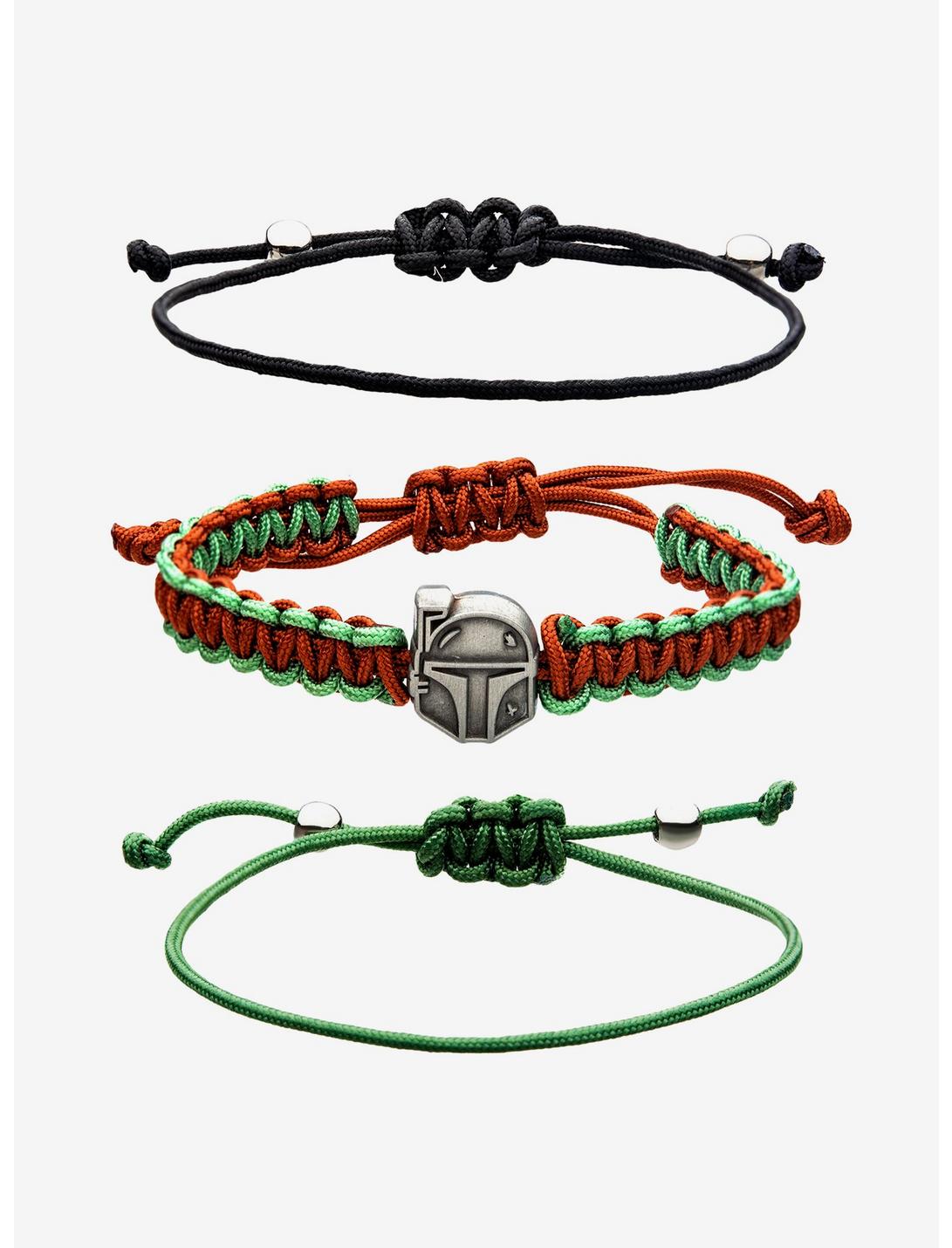 Star Wars Boba Fett Cord Bracelet Set, , hi-res
